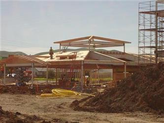 MLK Construction, April 2012, Cafeteria and Kitchen