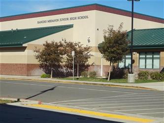 Rancho Medanos Jr. High School, Front of School