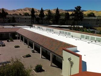 Parkside Elementary School, Courtyard Roof