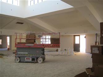 MLK Construction, July 2012, Inside Cafeteria