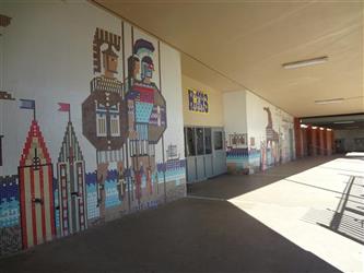 Hillview Junior High School - Outside East Side Entrance