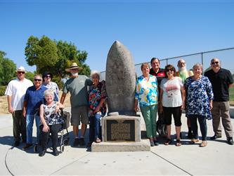 Former 1960 Fifth Graders at Plaque Unveiling