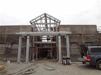 Black Diamond High School, April, 2012, Entrance to School