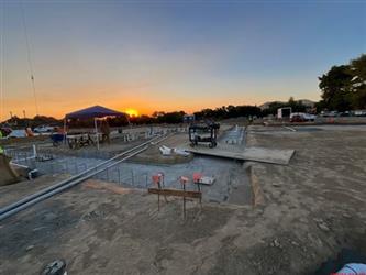 Hillview Footings of New Classroom Bldg.