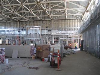 MLK Construction, July 2012, Inside Gym