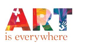 Colorful Word: Art is Everywhere