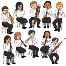 Children playing instruments