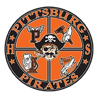 PHS Orange and Black logo with Pirate and other icons