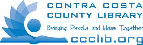 Blue logo for Contra Costa County Library